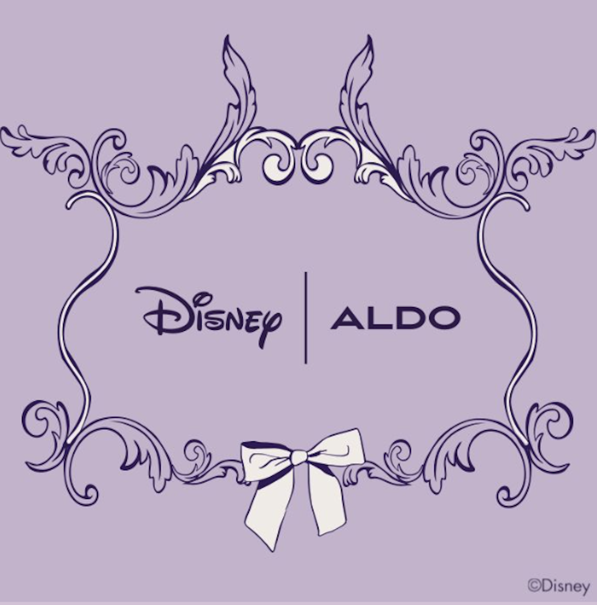 An image with the Disney and Aldo logos to promote their latest collaboration.